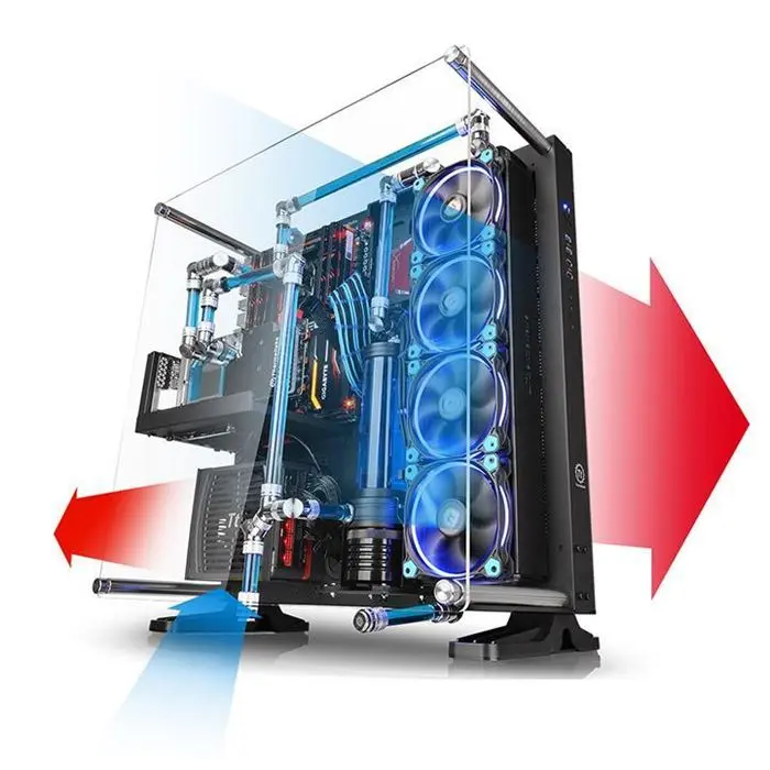 کیس کامپیوتر ترمالتیک مدل Core P5 Tempered Glass Snow Edition -gallery-10