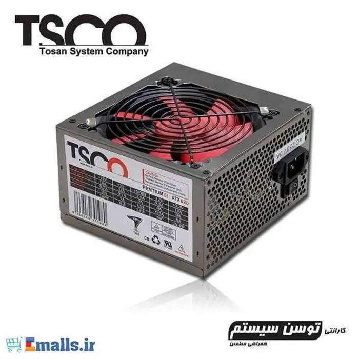 منبع تغذیه کامپیوتر تسکو مدل TP 620W -gallery-1