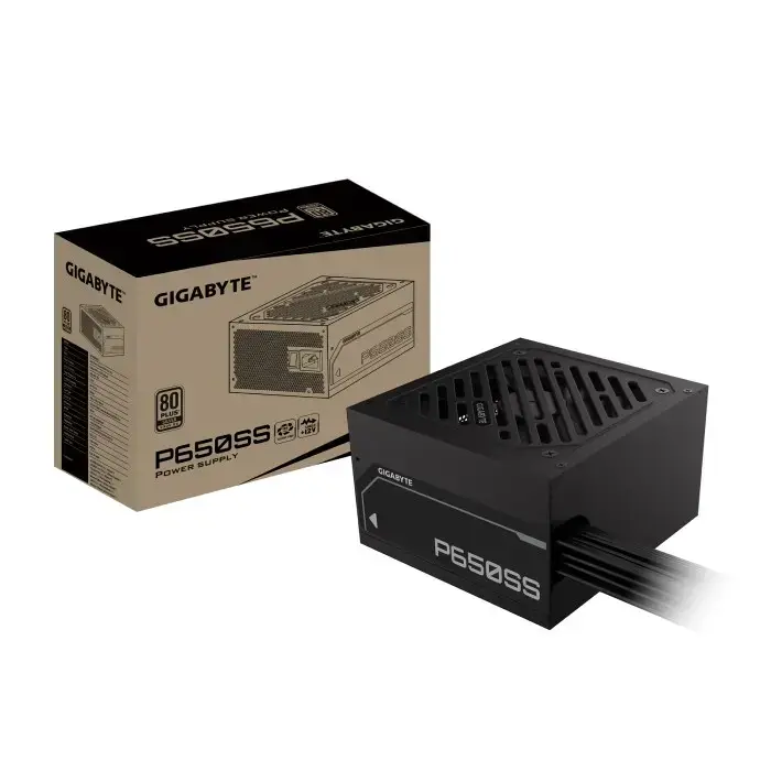 پاور 650 وات غیر ماژولار گیگابایت مدل P650SS Black -gallery-8