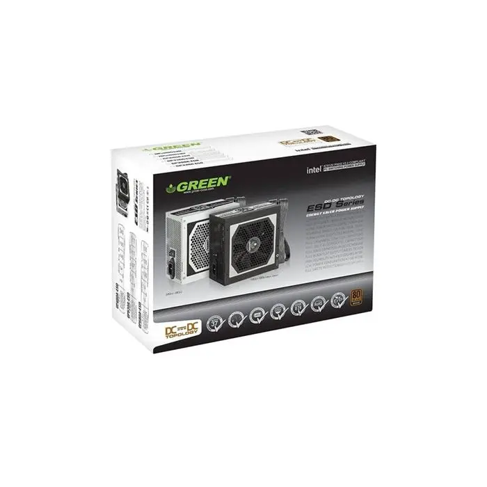 منبع تغذیه کامپیوتر نیمه ماژولار گرین مدل GP530A-ESD -gallery-2