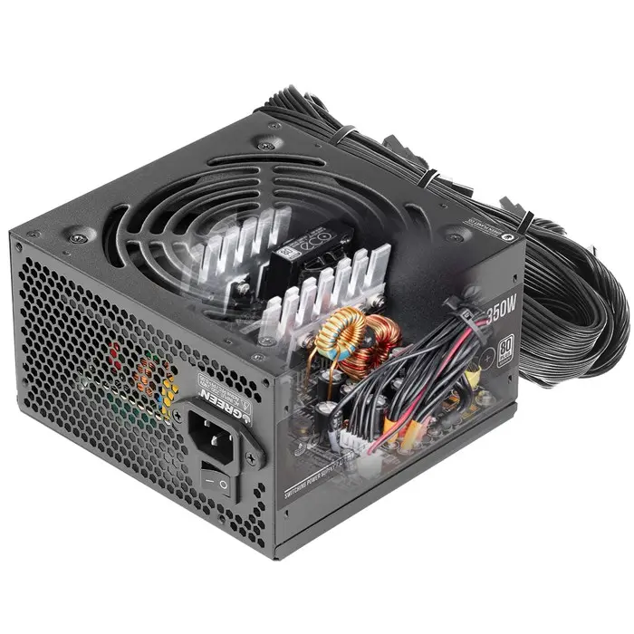 پاور کامپیوتر 350 وات گرین مدل GP350A-ECO Plus ATX v2.4 -gallery-1
