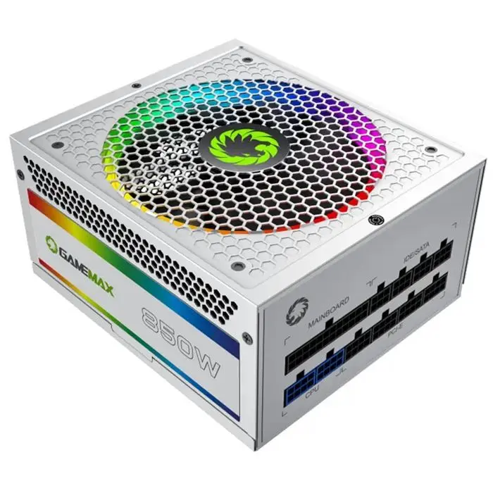 پاور گیم‌مکس 850 وات GAMEMAX RGB-850 White Gold Full Modular -gallery-3
