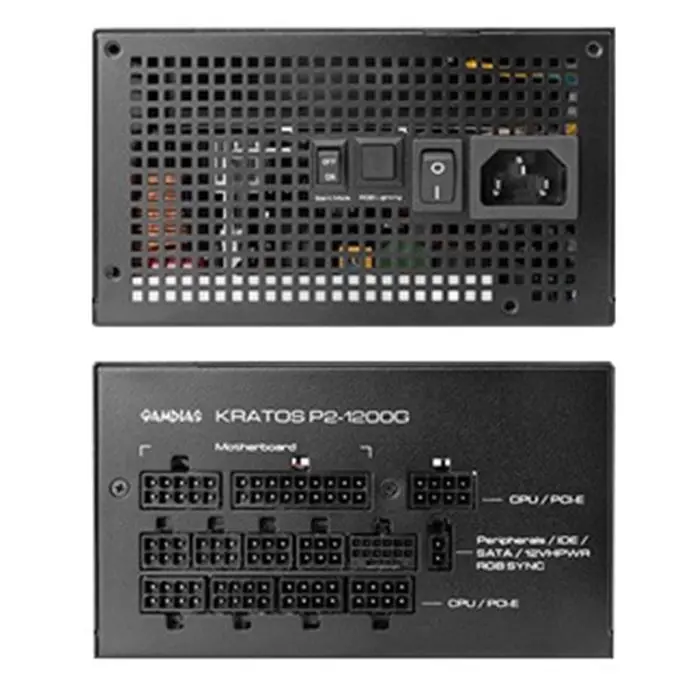 پاور کامپیوتر فول ماژولار گیم دیاس مدل Kratos P2-1200G -gallery-3