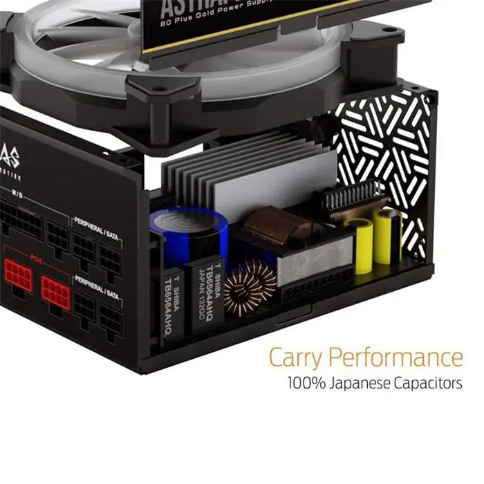 منبع تغذیه ماژولار گیمدیاس مدل ASTRAPE P۱-۷۵۰W-G -gallery-4