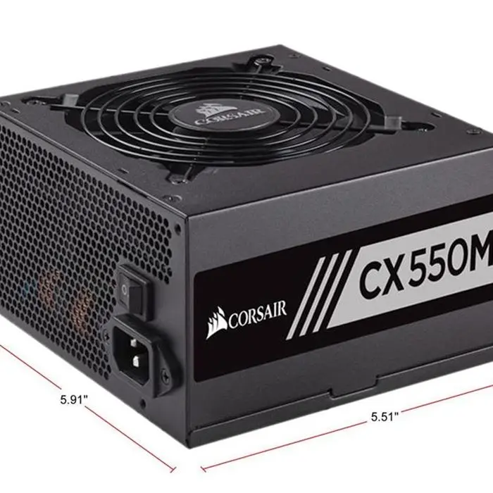 پاور 550 وات کورسیر مدل CX550M Bronze Semi Modular -gallery-3