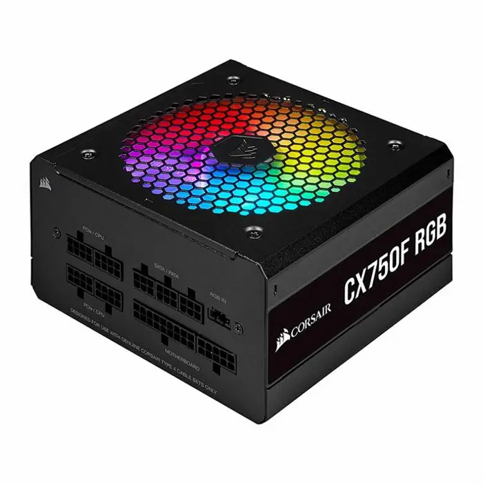 پاور 750 وات کورسیر مدل CX750F RGB Black Bronze Fully Modular -gallery-2