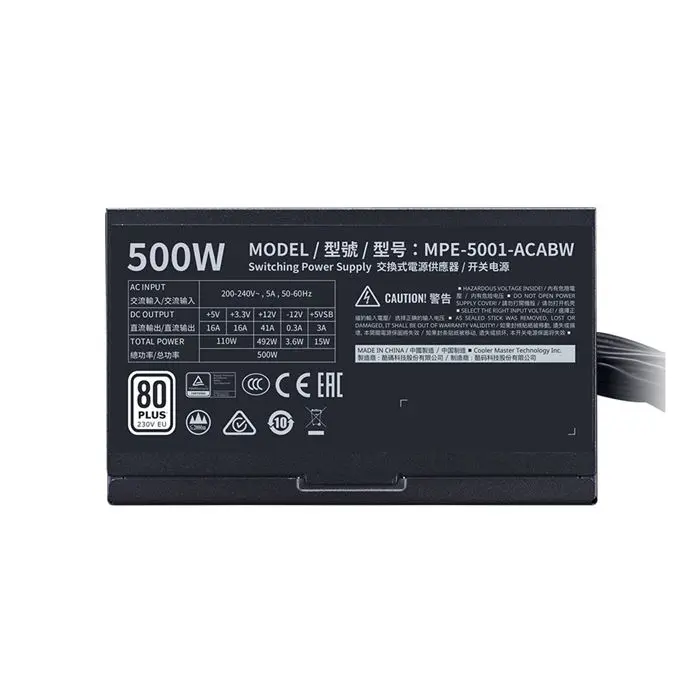 پاور کولرمستر 500 وات Power Cooler Master MWE 500 WHITE 230V V2 -gallery-2