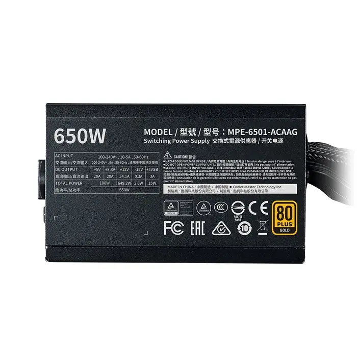 منبع تغذیه کولرمستر مدل MWE 650 Gold -gallery-3