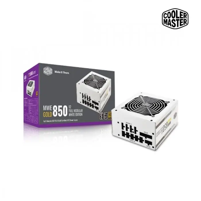 پاور کولر مستر MWE Gold 850W V2 ATX 3.1 White Edition -gallery-3