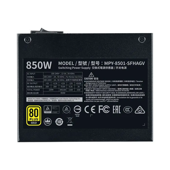 پاور کولر مستر V SFX Gold 850W Black -gallery-9