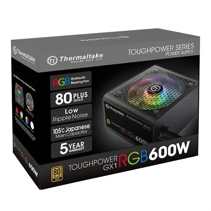 پاور 600 وات ترمالتیک مدل Toughpower GX1 RGB Gold -gallery-3