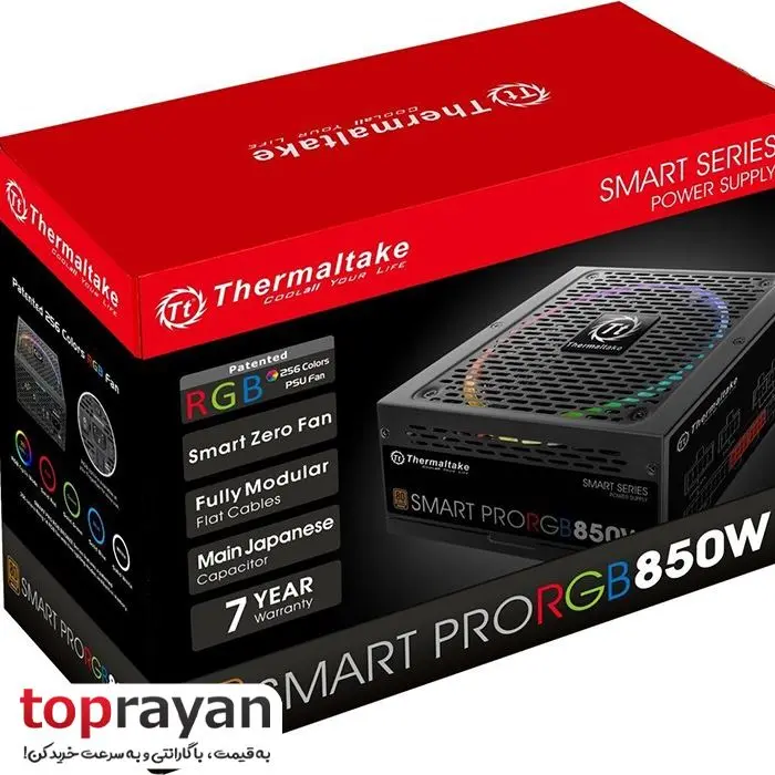 منبع تغذیه کامپیوتر ترمالتیک مدل Smart Pro RGB 850W Bronze -gallery-12