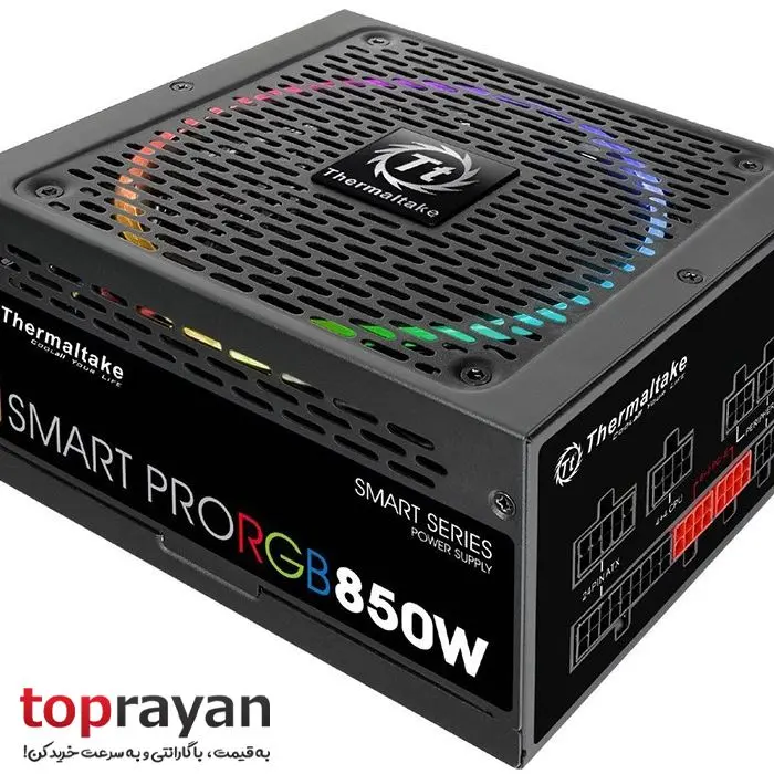 منبع تغذیه کامپیوتر ترمالتیک مدل Smart Pro RGB 850W Bronze -gallery-1
