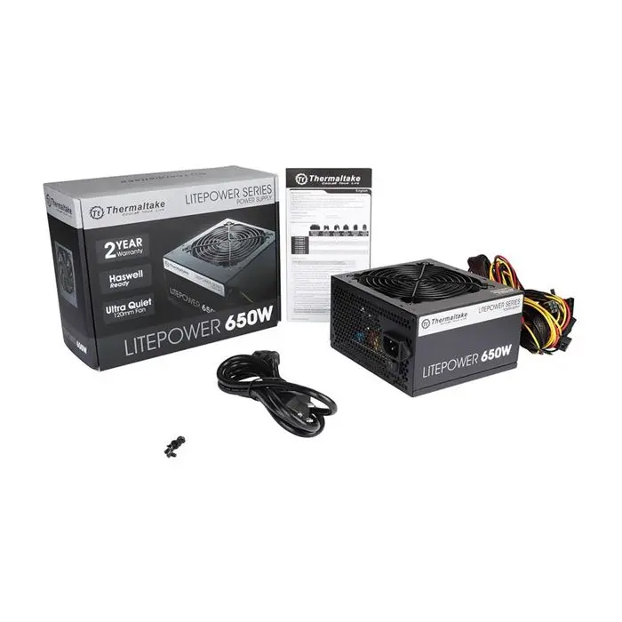 منبع تغذیه کامپیوتر ترمالتیک مدل Litepower 650W -gallery-3