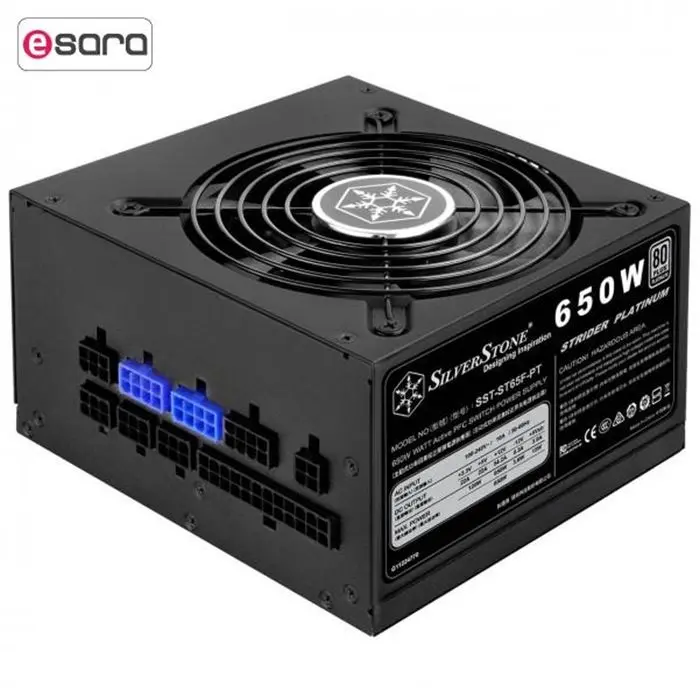 منبع تغذیه کامپیوتر سیلوراستون مدل Strider Platinum SST-ST۶۵F-PT -gallery-2