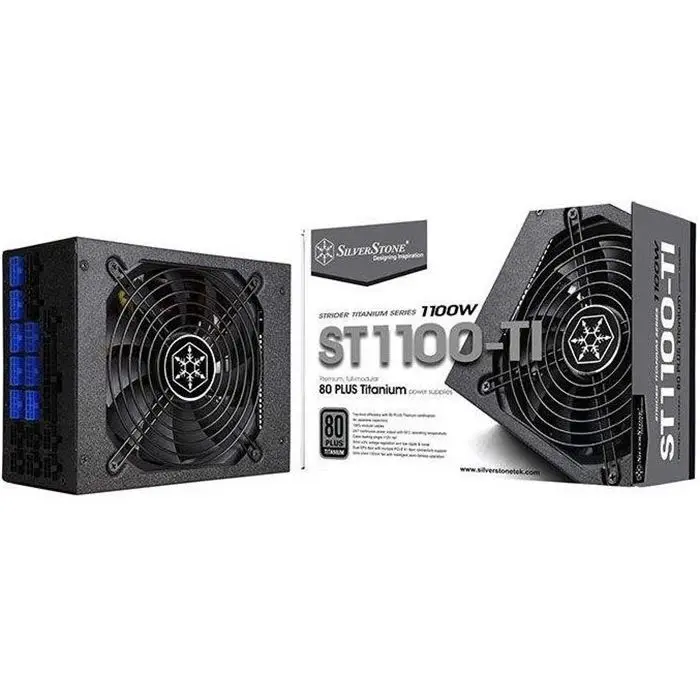 منبع تغذیه کامپیوتر سیلوراستون مدل Strider Titanium SST-ST۱۱۰۰-TI -gallery-4