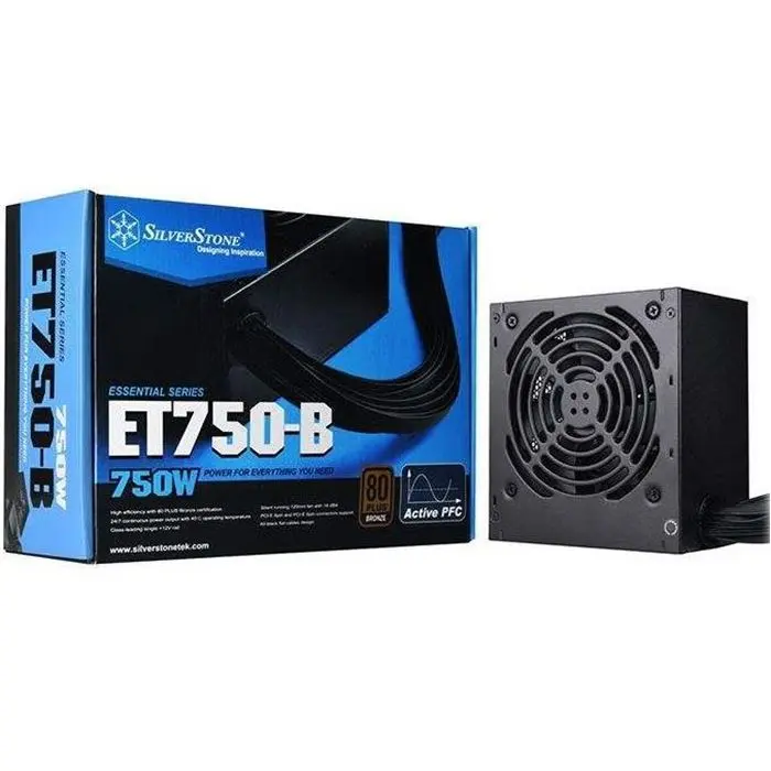 منبع تغذیه کامپیوتر سیلوراستون مدل Essential SST-ET۷۵۰-B -gallery-1