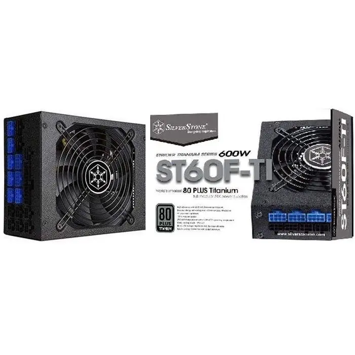 منبع تغذیه کامپیوتر سیلوراستون مدل Strider Titanium SST-ST۶۰F-TI -gallery-3