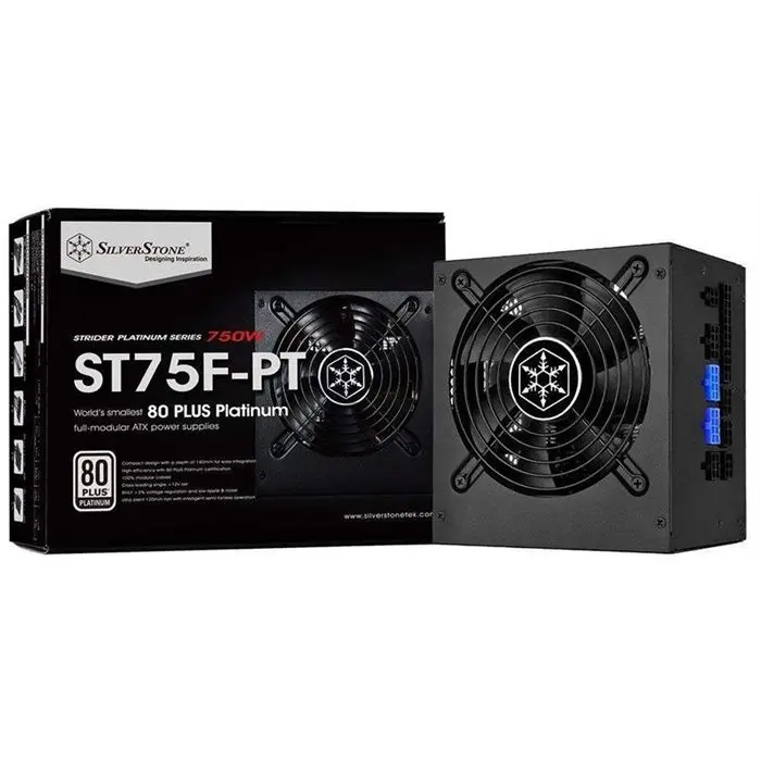 منبع تغذیه کامپیوتر سیلوراستون مدل Strider Platinum SST-ST۷۵F-PT -gallery-5
