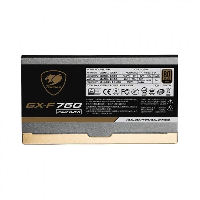 پاور کوگار 750 وات GX-F AURUM GOLD Full Modular -gallery-7