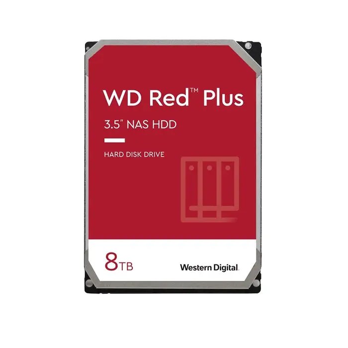 هارددیسک اینترنال وسترن دیجیتال مدل Red Plus 8TB 3.5 Inch -gallery-2