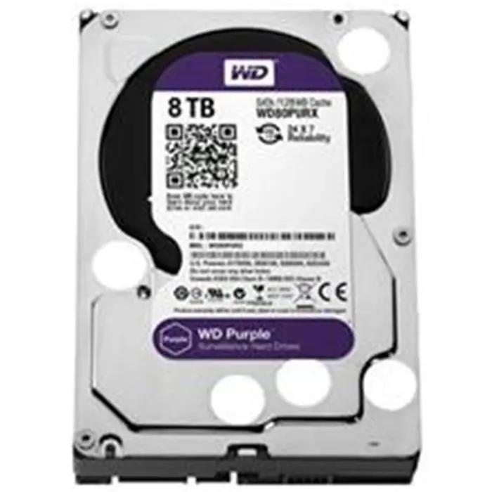 هارددیسک اینترنال وسترن دیجیتال سری Purple Surveillance مدل WD80PURZ ظرفیت 8 ترابایت -gallery-9
