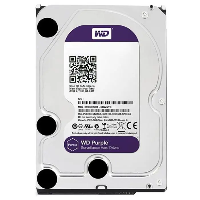 هارددیسک اینترنال وسترن دیجیتال سری Purple مدل WD30PURZ ظرفیت 3 ترابایت -gallery-4