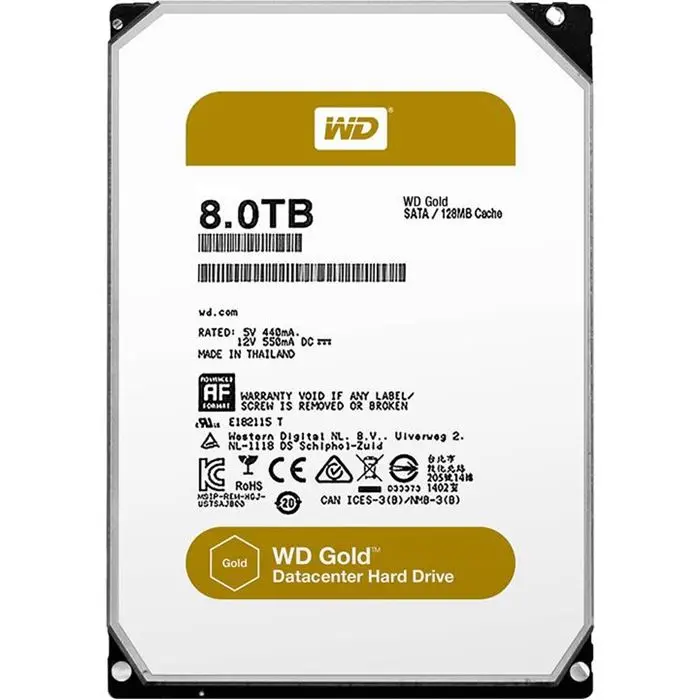هارددیسک اینترنال وسترن دیجیتال مدل Gold WD8004FRYZ ظرفیت 8 ترابایت -gallery-13