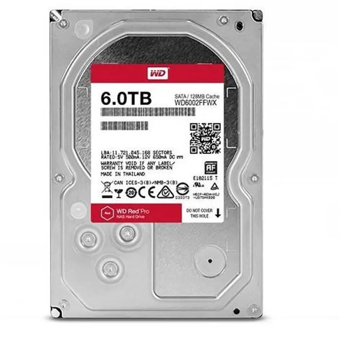 هارددیسک اینترنال وسترن دیجیتال سری قرمز مدل Red Pro WD6002FFWX ظرفیت 6 ترابایت -gallery-9