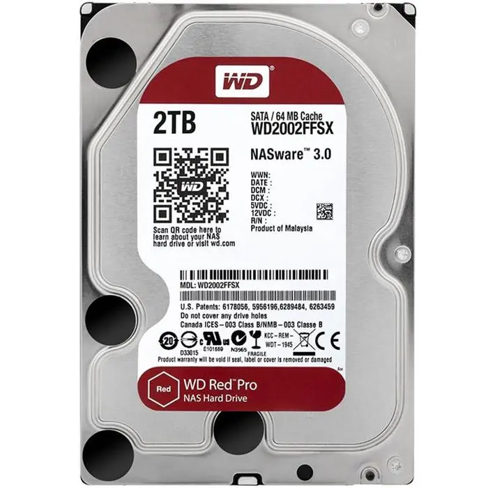 هارددیسک اینترنال وسترن دیجیتال سری Red Pro مدل WD2002FFSX ظرفیت 2 ترابایت -gallery-5