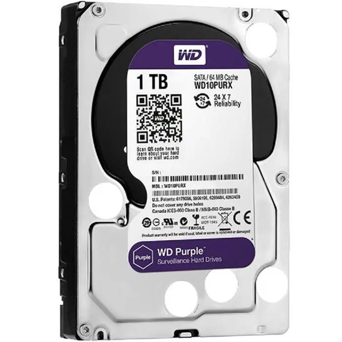 هارددیسک اینترنال وسترن دیجیتال سری Purple مدل WD10PURX ظرفیت 1 ترابایت -gallery-1
