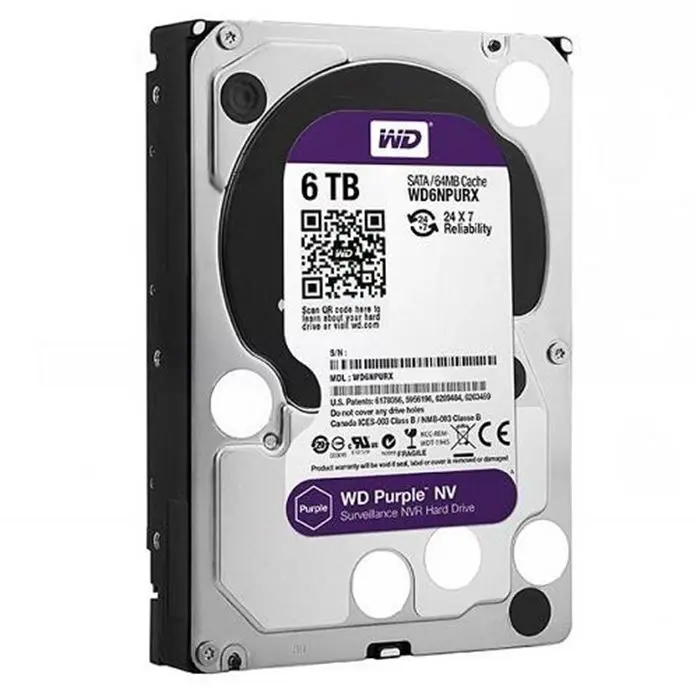 هارددیسک اینترنال وسترن دیجیتال سری NV Purple مدل WD6NPURX ظرفیت 6 ترابایت -gallery-10
