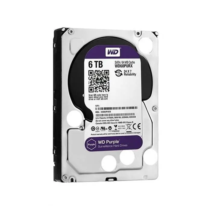هارددیسک اینترنال وسترن دیجیتال سری NV Purple مدل WD6NPURX ظرفیت 6 ترابایت -gallery-5
