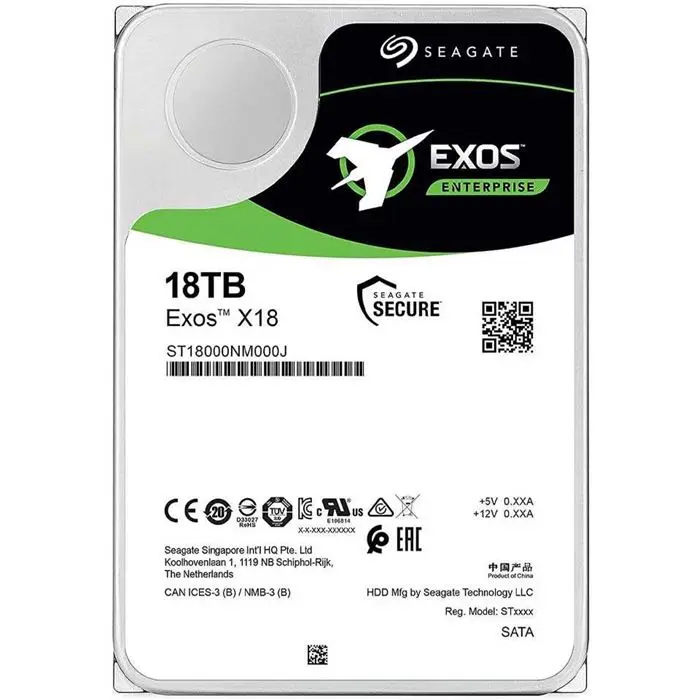 هارد دیسک اینترنال سیگیت EXOS X18 ST18000NM000J ظرفیت 18 ترابایت -gallery-3