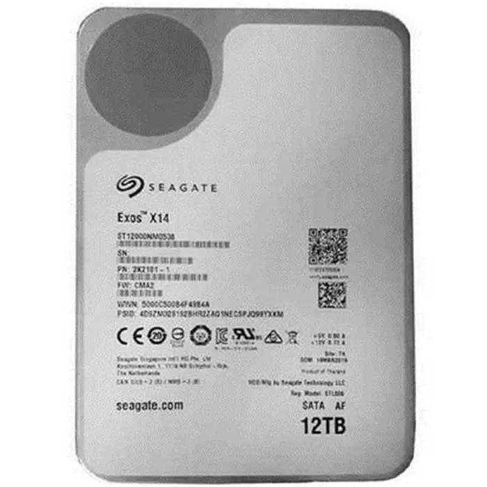 هارد اینترنال سیگیت مدل ST12000NM0538 Exos X14 با ظرفیت 12 ترابایت -gallery-5