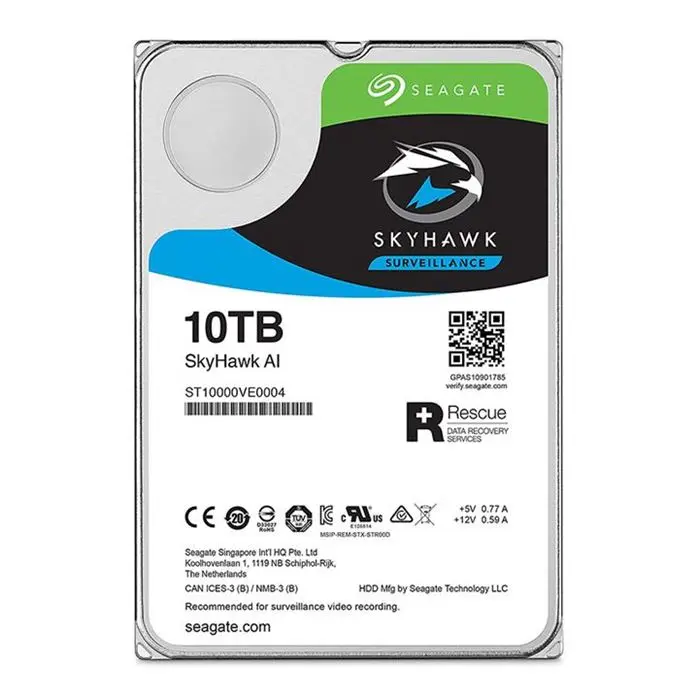 هارد اینترنال 10 ترابایت سیگیت مدل SkyHawk ST10000VE0008 -gallery-1