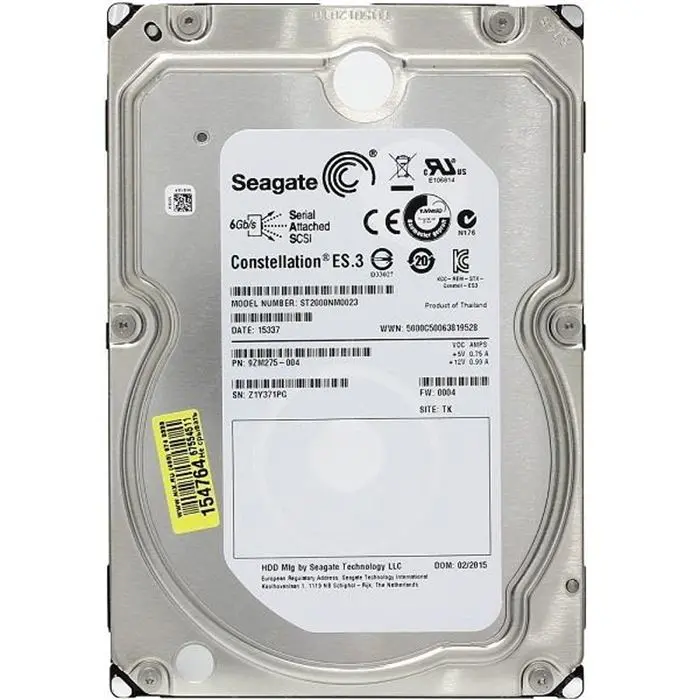 هارددیسک اینترنال 3.5 اینچی از نوع SAS سیگیت مدل ST4000NM0023 ظرفیت 4 ترابایت -gallery-2