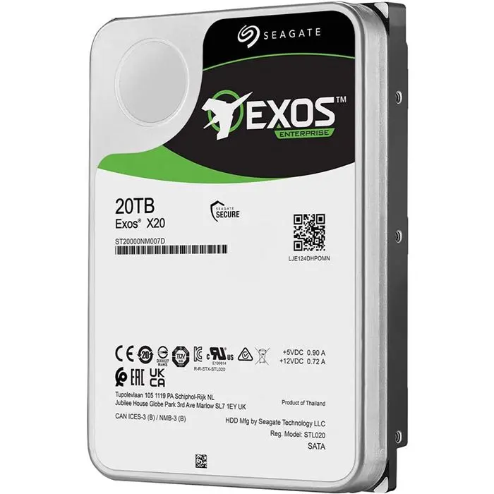 هارد اینترنال سیگیت ظرفیت 20 ترابایت سری Exos X20 ST20000NM007D Seagate -gallery-9