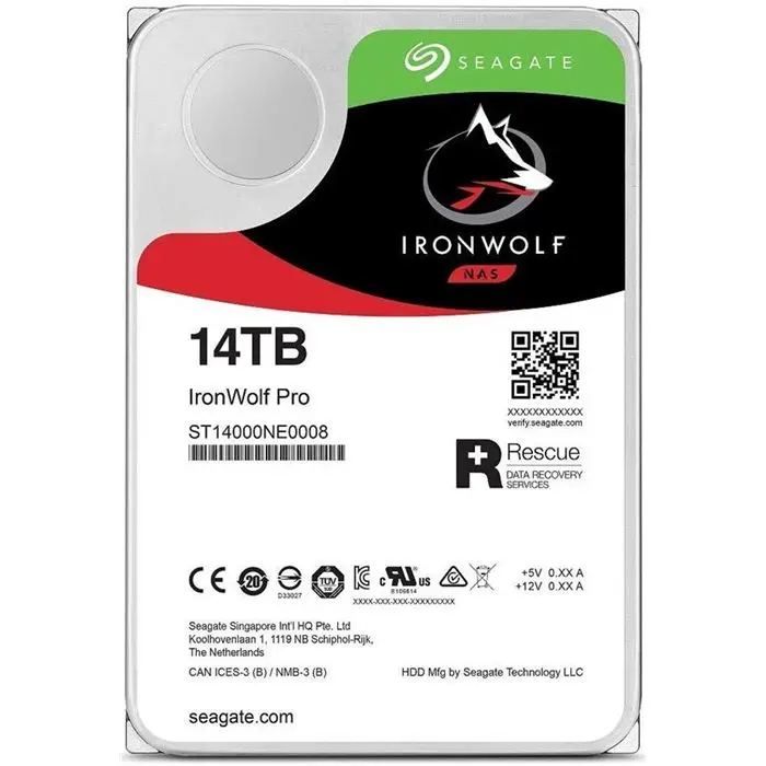هارد دیسک سیگیت مدل ST۱۴۰۰۰NE۰۰۰۸ IronWolf Pro با ظرفیت ۱۴ ترابایت -gallery-5