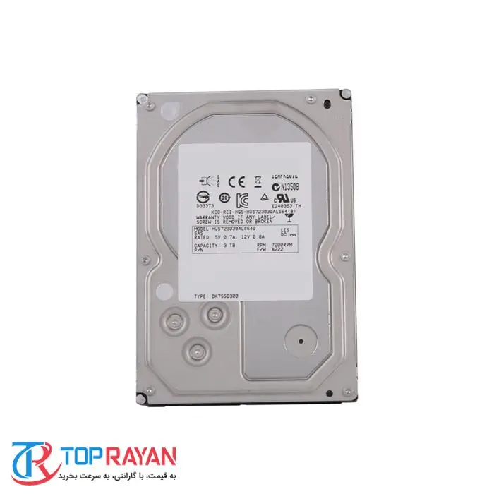 هارد دیسک اینترنال اچ جی اس تی مدل Ultrastar HUS۷۲۳۰۳۰ALS۶۴۰ ظرفیت ۳ ترابایت -gallery-2