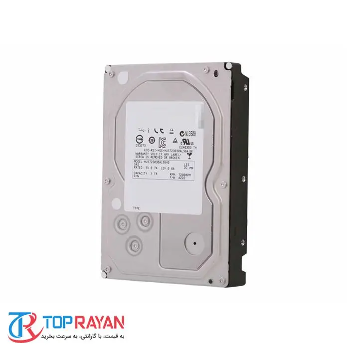 هارد دیسک اینترنال اچ جی اس تی مدل Ultrastar HUS۷۲۳۰۳۰ALS۶۴۰ ظرفیت ۳ ترابایت -gallery-5