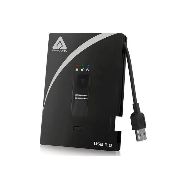 هارد اکسترنال آپریکورن مدل Aegis Bio با قابلیت رمزگذاری اثر انگشت 1 ترابایت -gallery-4