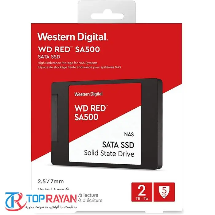 حافظه اس اس دی وسترن دیجیتال مدل Red SA500 با ظرفیت 2 ترابایت -gallery-9