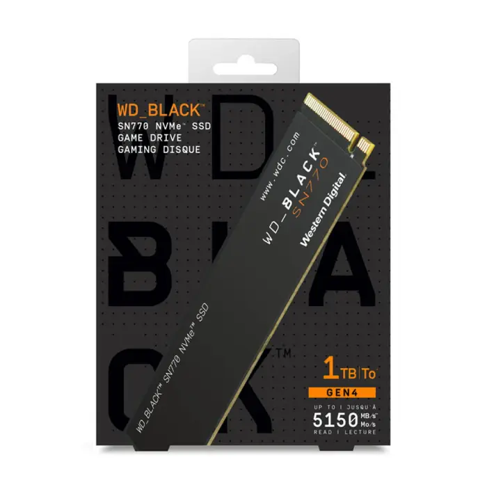 اس اس دی اینترنال M.2 NVMe وسترن دیجیتال مدل WD BLACK SN770 ظرفیت 1 ترابایت -gallery-5