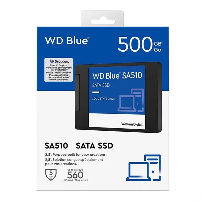 اس اس دی وسترن دیجیتال SSD Western Digital Blue SA510 500GB -gallery-5