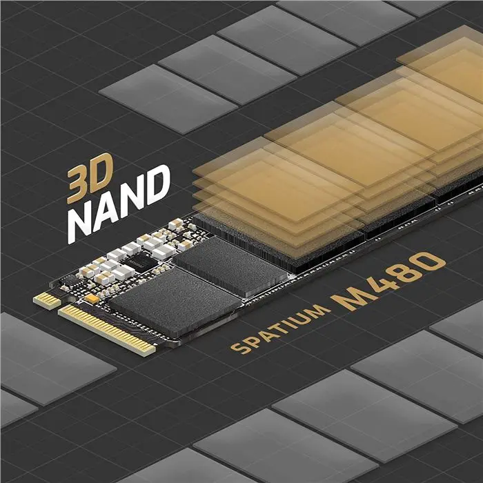 حافظه SSD اینترنال ام اس آی مدل SPATIUM M480 PCIe 4.0 NVMe M.2 ظرفیت 1TB -gallery-5