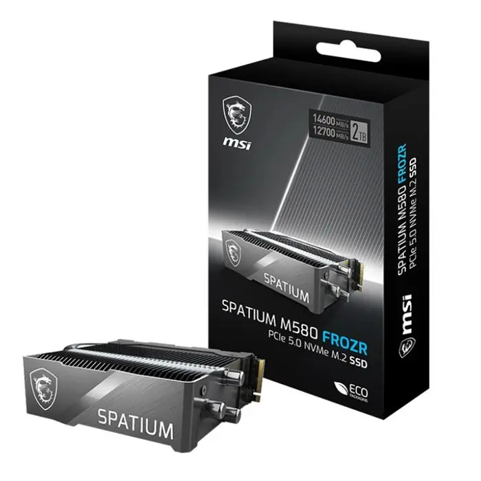 اس اس دی اینترنال ام اس آی Spatium M580 PCIe 5.0 NVMe M.2 Frozr ظرفیت 2 ترابایت -gallery-4