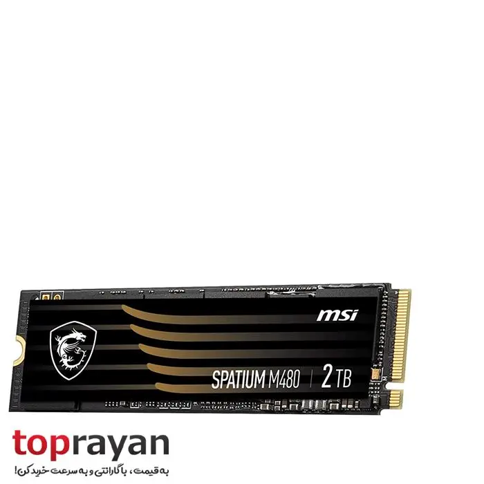 حافظه SSD اینترنال ام اس آی مدل SPATIUM M480 PCIe 4.0 NVMe M.2 ظرفیت 2TB -gallery-2