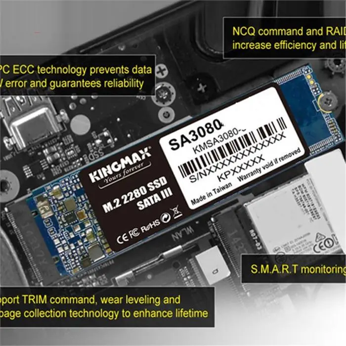 حافظه SSD اینترنال کینگ مکس مدل SA3080 SATA III ظرفیت 512 گیگابایت -gallery-1