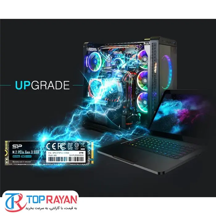 اس اس دی سیلیکون پاور مدل P34A60 PCIe Gen3×4 ظرفیت 1 ترابایت -gallery-2
